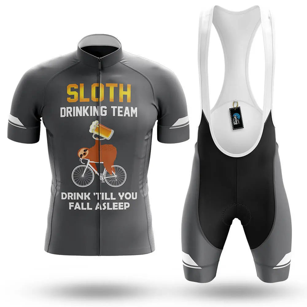 Sloth Drinking Team - Grey - Men's Cycling Kit