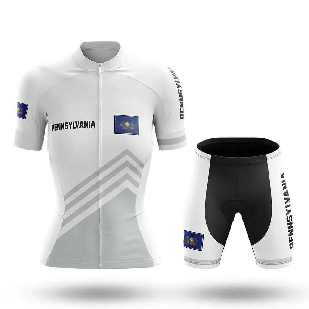 Pennsylvania S4 White - Women - Cycling Kit