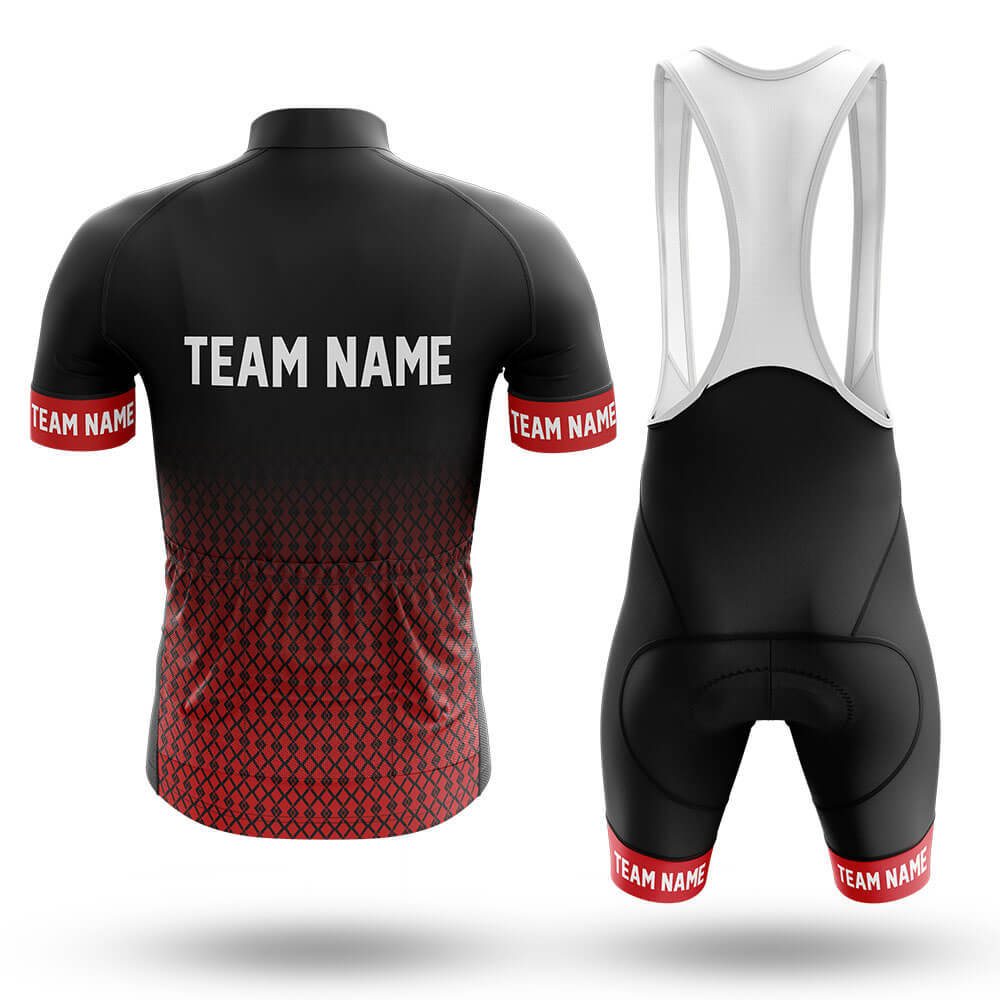 Custom Team Name S1 Red - Men's Cycling Kit
