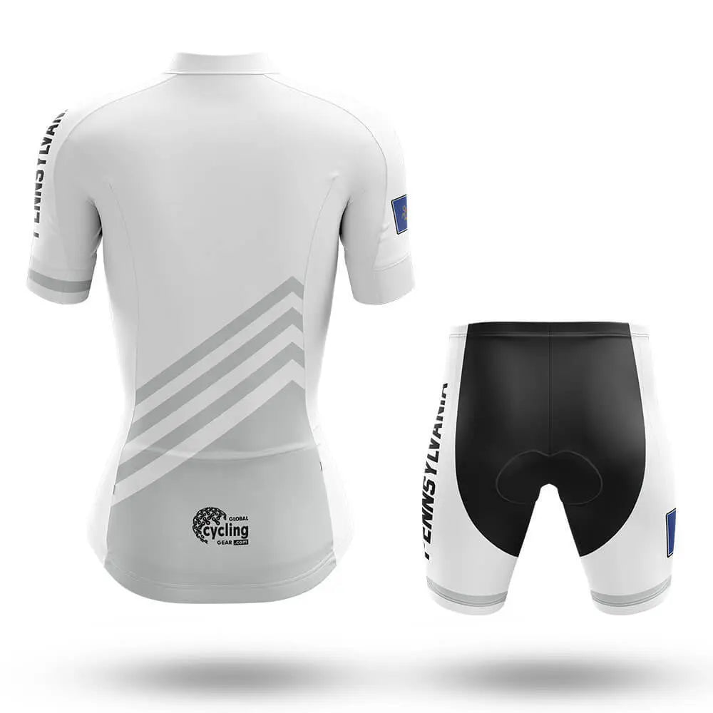Pennsylvania S4 White - Women - Cycling Kit
