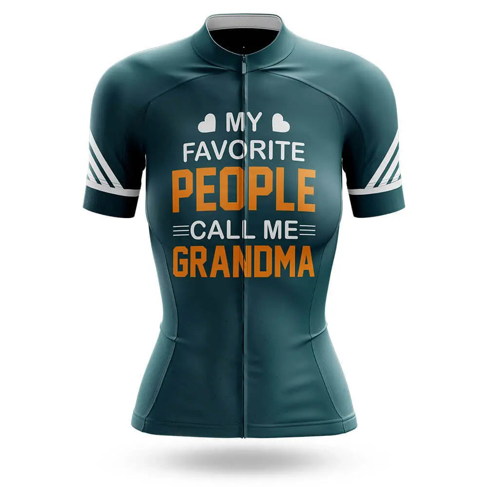 Call Me Grandma - Green - Women Cycling Kit