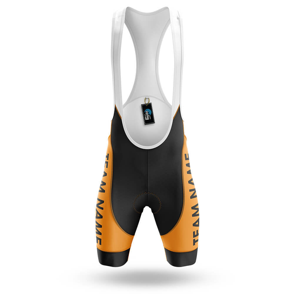 Custom Team Name M3 Orange - Men's Cycling Kit