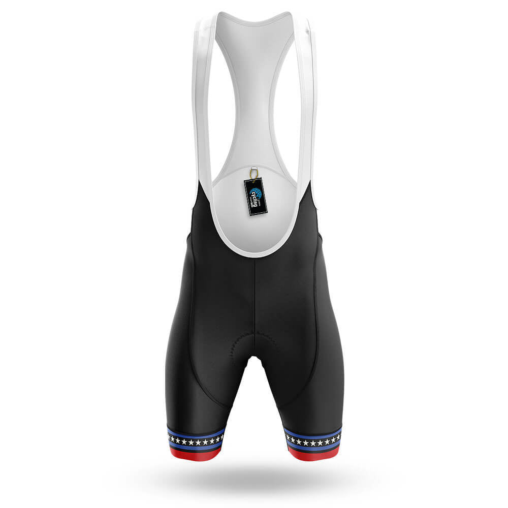 USA Flag Skull V3 - Men's Cycling Kit