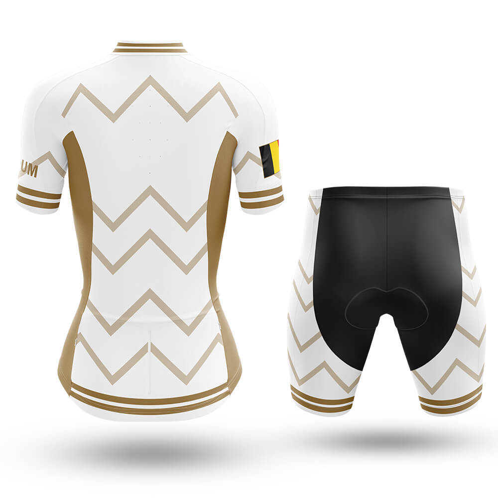 Belgium - Women V17 - White - Cycling Kit
